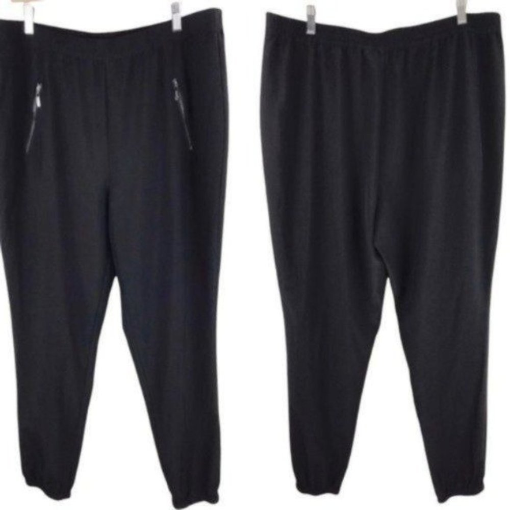 Serena Williams Signature statement black athletic pants size 1X
